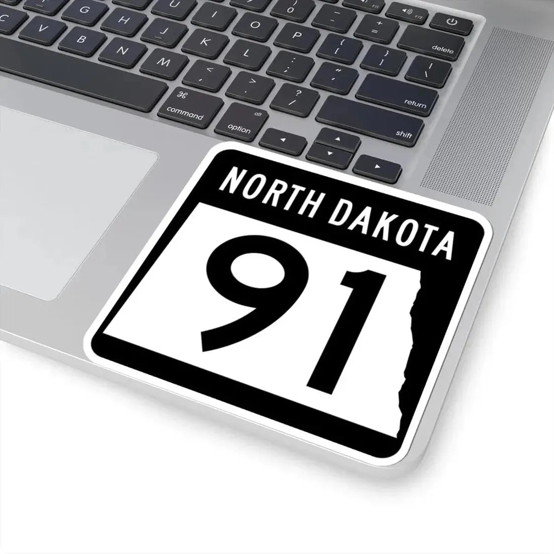 ND-91 2015 (North Dakota) (Road Sign) STICKER Vinyl Kiss-Cut Decal - The Sticker Space
