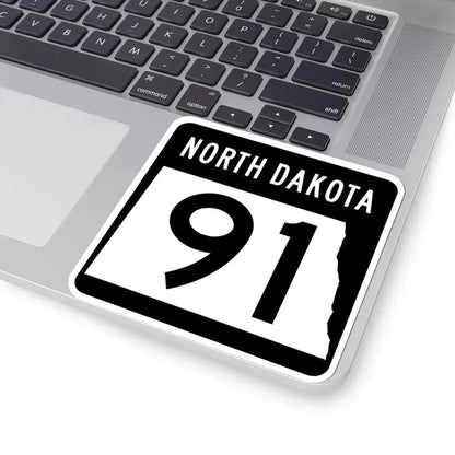 ND-91 2015 (North Dakota) (Road Sign) STICKER Vinyl Kiss-Cut Decal - The Sticker Space