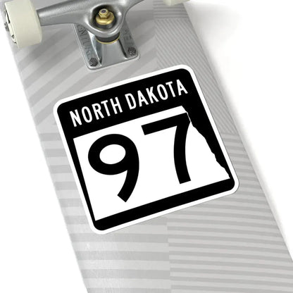 ND-97 2015 (North Dakota) (Road Sign) STICKER Vinyl Kiss-Cut Decal - The Sticker Space