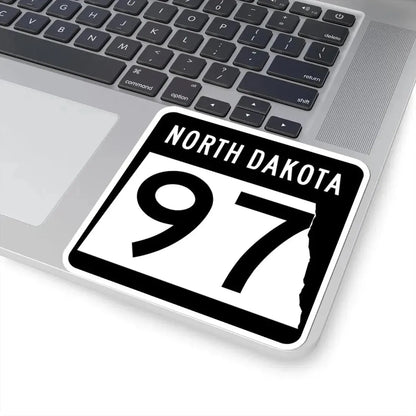 ND-97 2015 (North Dakota) (Road Sign) STICKER Vinyl Kiss-Cut Decal - The Sticker Space