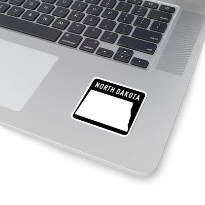 ND-blank (North Dakota) (Road Sign) STICKER Vinyl Kiss-Cut Decal - The Sticker Space