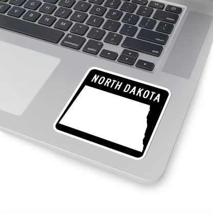 ND-blank (North Dakota) (Road Sign) STICKER Vinyl Kiss-Cut Decal - The Sticker Space