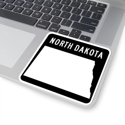 ND-blank (North Dakota) (Road Sign) STICKER Vinyl Kiss-Cut Decal - The Sticker Space