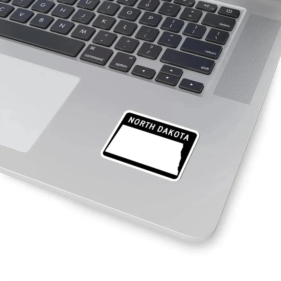 ND-blank wide (North Dakota) (Road Sign) STICKER Vinyl Kiss-Cut Decal - The Sticker Space