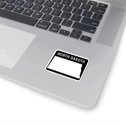 ND-blank wide (North Dakota) (Road Sign) STICKER Vinyl Kiss-Cut Decal - The Sticker Space