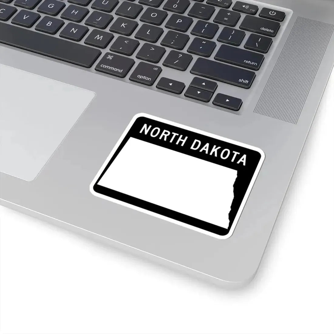 ND-blank wide (North Dakota) (Road Sign) STICKER Vinyl Kiss-Cut Decal - The Sticker Space