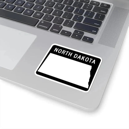 ND-blank wide (North Dakota) (Road Sign) STICKER Vinyl Kiss-Cut Decal - The Sticker Space
