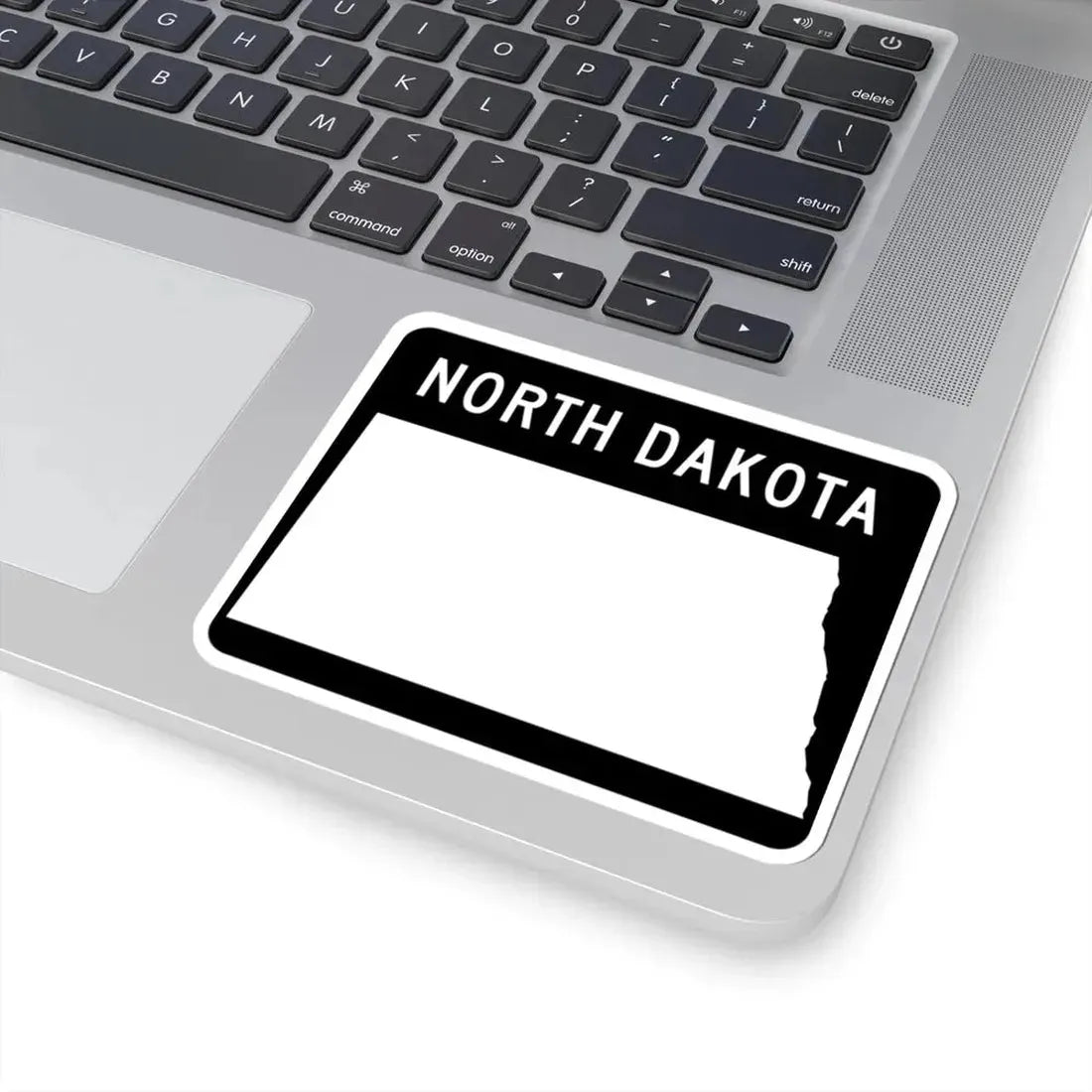ND-blank wide (North Dakota) (Road Sign) STICKER Vinyl Kiss-Cut Decal - The Sticker Space