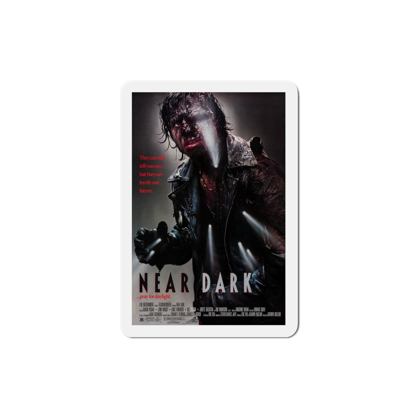 Near Dark 1987 Movie Poster Die-Cut Magnet-3" x 3"-The Sticker Space