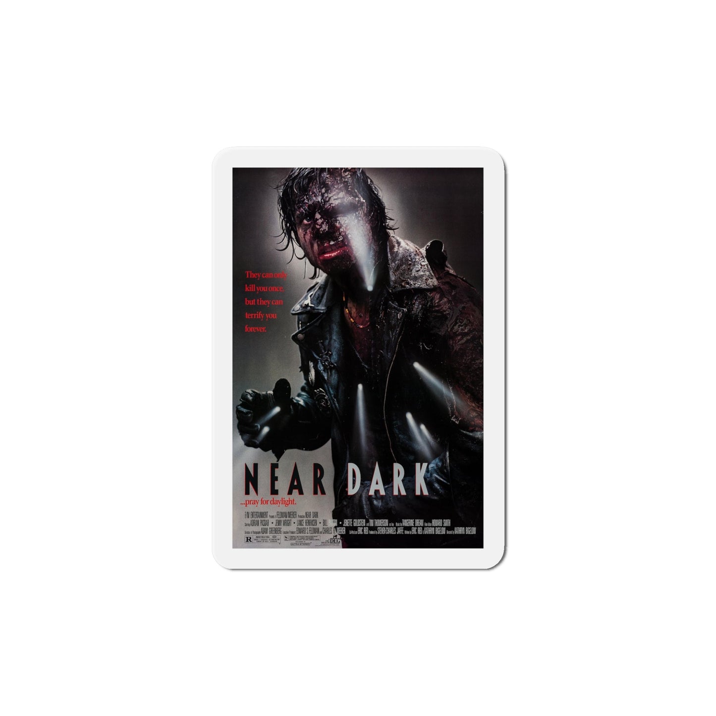 Near Dark 1987 Movie Poster Die-Cut Magnet-6 Inch-The Sticker Space