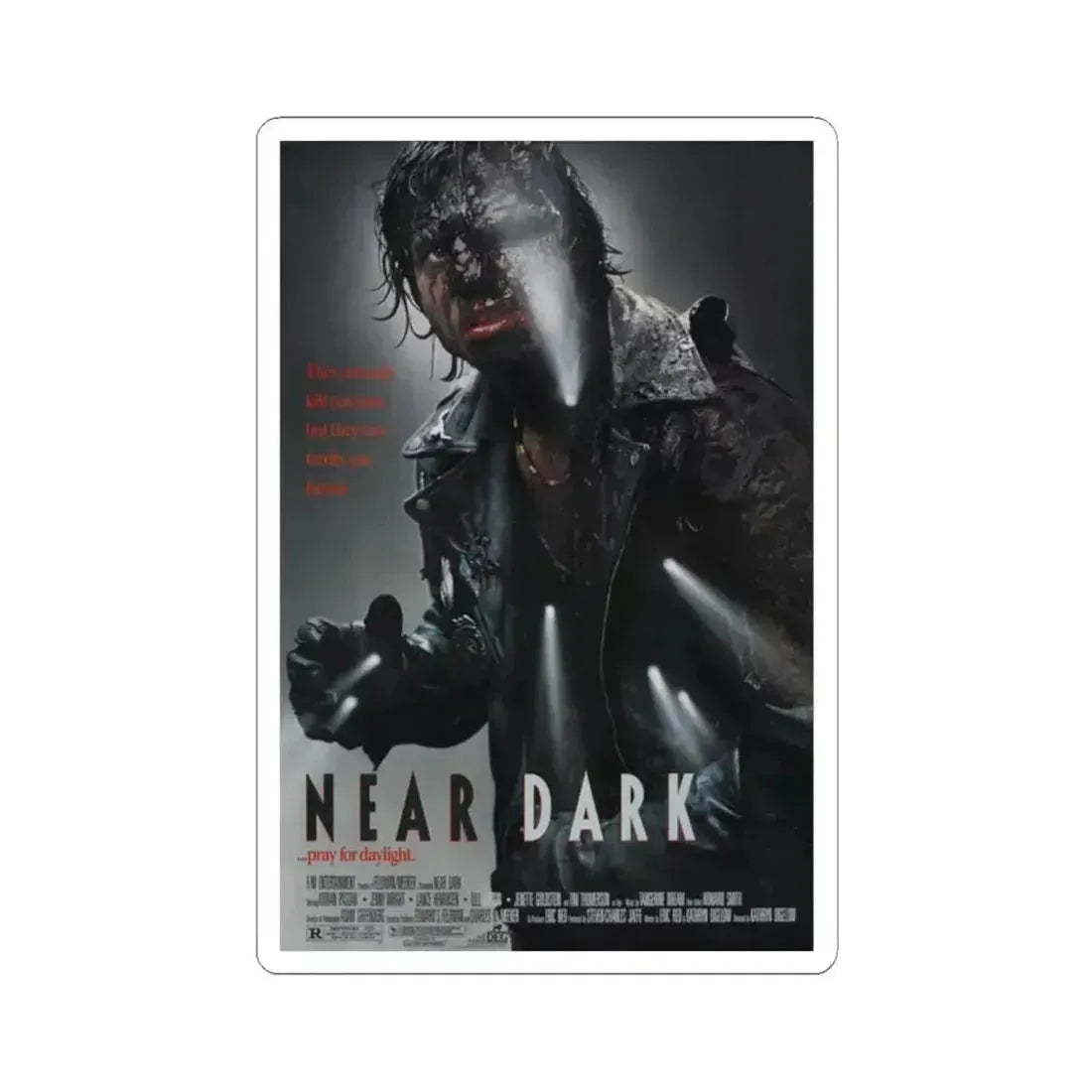 NEAR DARK 1987 Movie Poster - STICKER Vinyl Kiss-Cut Decal 2 Inch White - The Sticker Space