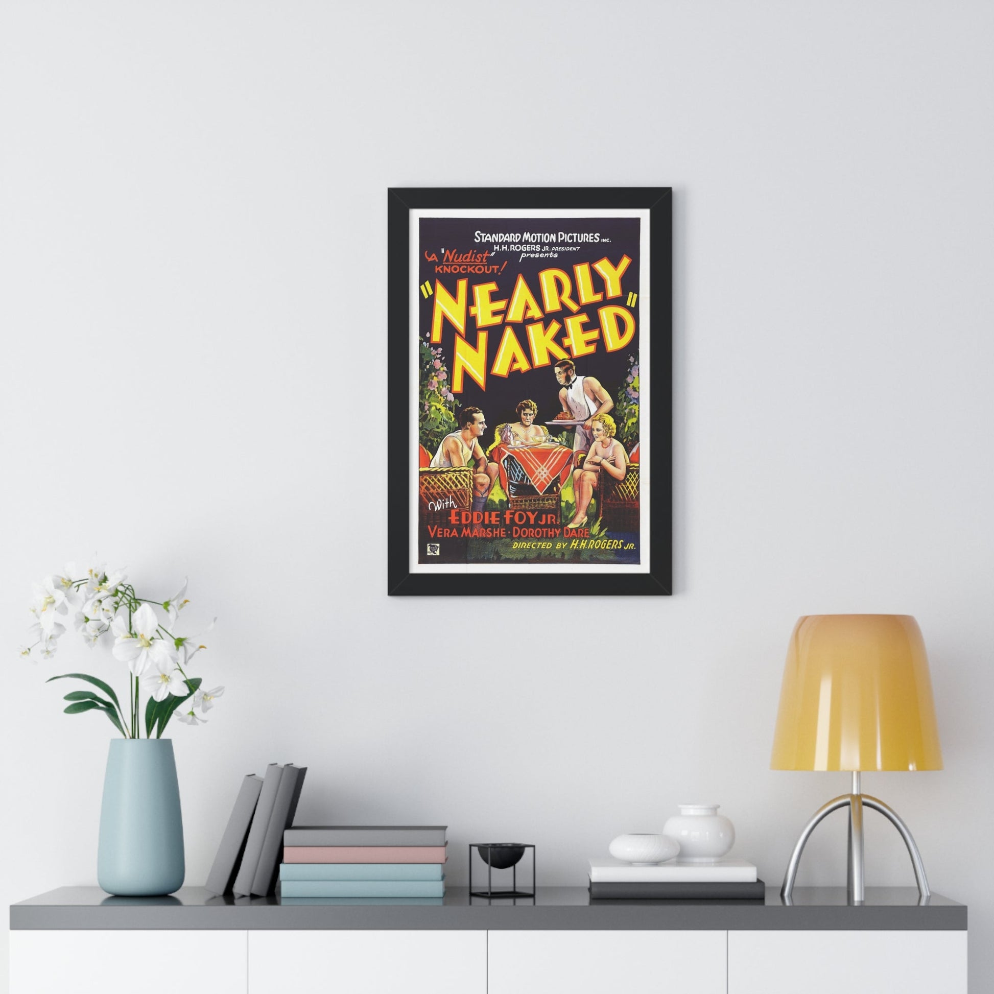 NEARLY NAKED 1933 - Framed Movie Poster-The Sticker Space