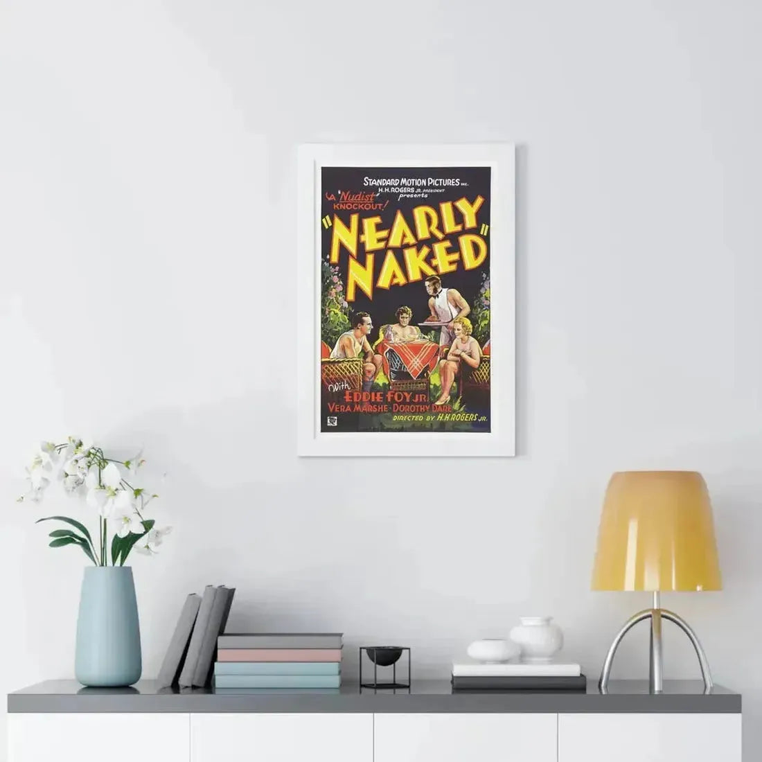 NEARLY NAKED 1933 - Framed Movie Poster - The Sticker Space