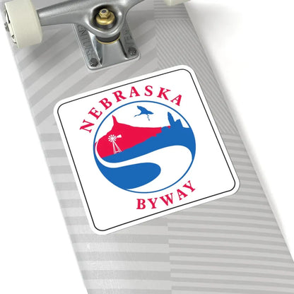 Nebraska Byway Sign M1-11 (Nebraska) (Road Sign) STICKER Vinyl Kiss-Cut Decal - The Sticker Space