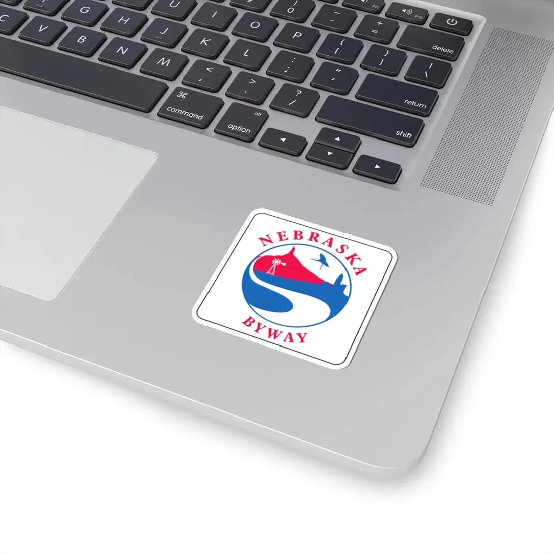 Nebraska Byway Sign M1-11 (Nebraska) (Road Sign) STICKER Vinyl Kiss-Cut Decal - The Sticker Space