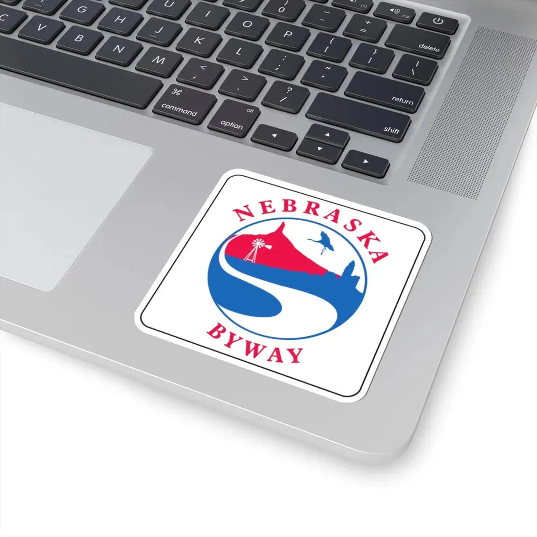 Nebraska Byway Sign M1-11 (Nebraska) (Road Sign) STICKER Vinyl Kiss-Cut Decal - The Sticker Space