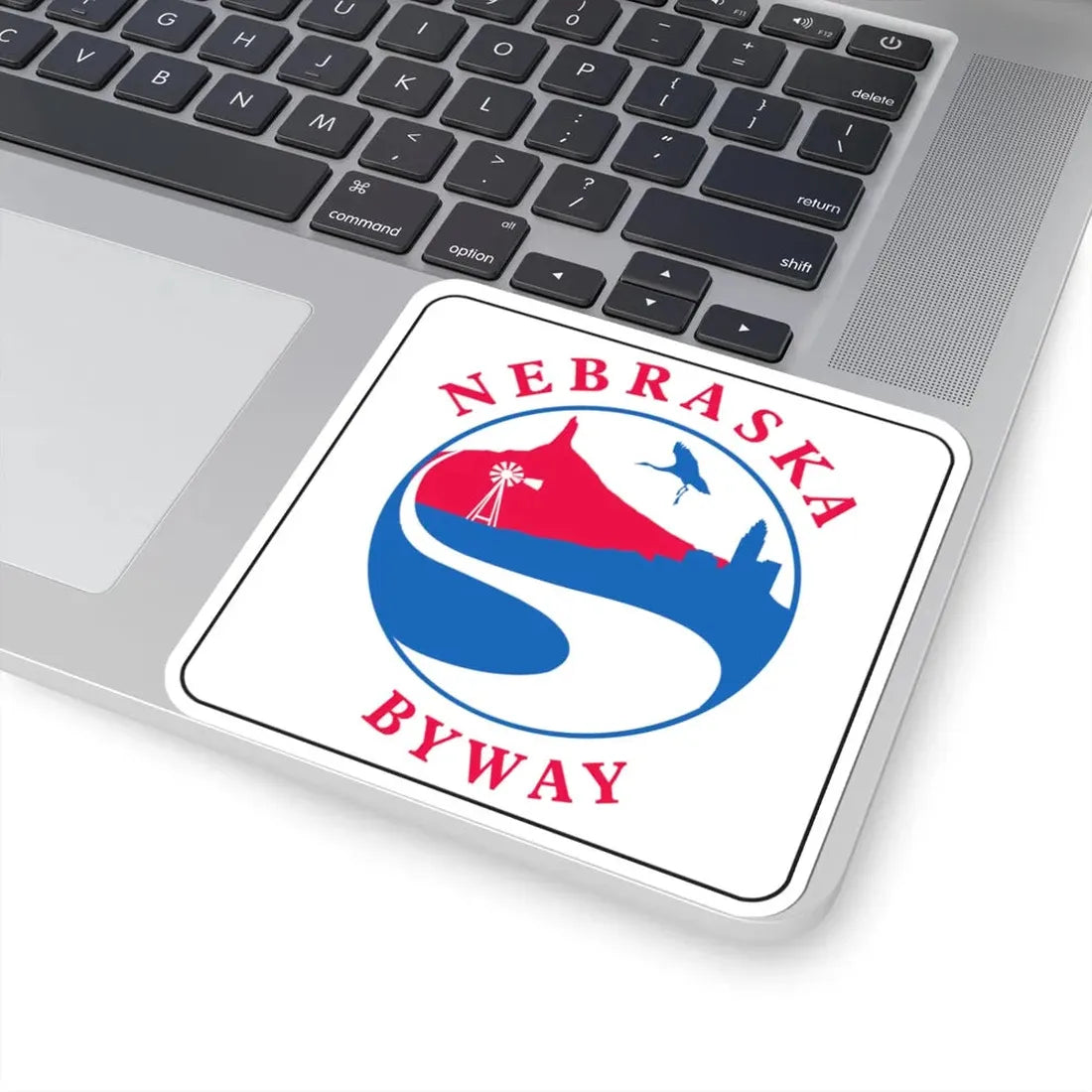 Nebraska Byway Sign M1-11 (Nebraska) (Road Sign) STICKER Vinyl Kiss-Cut Decal - The Sticker Space