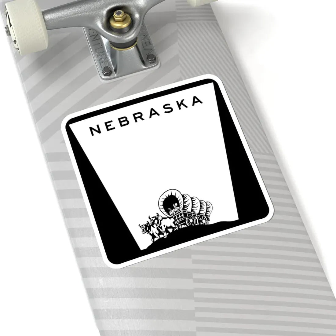 Nebraska state highway marker (Nebraska) (Road Sign) STICKER Vinyl Kiss-Cut Decal - The Sticker Space