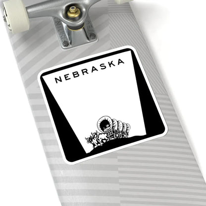 Nebraska state highway marker (Nebraska) (Road Sign) STICKER Vinyl Kiss-Cut Decal - The Sticker Space