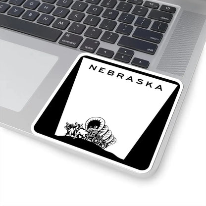 Nebraska state highway marker (Nebraska) (Road Sign) STICKER Vinyl Kiss-Cut Decal - The Sticker Space