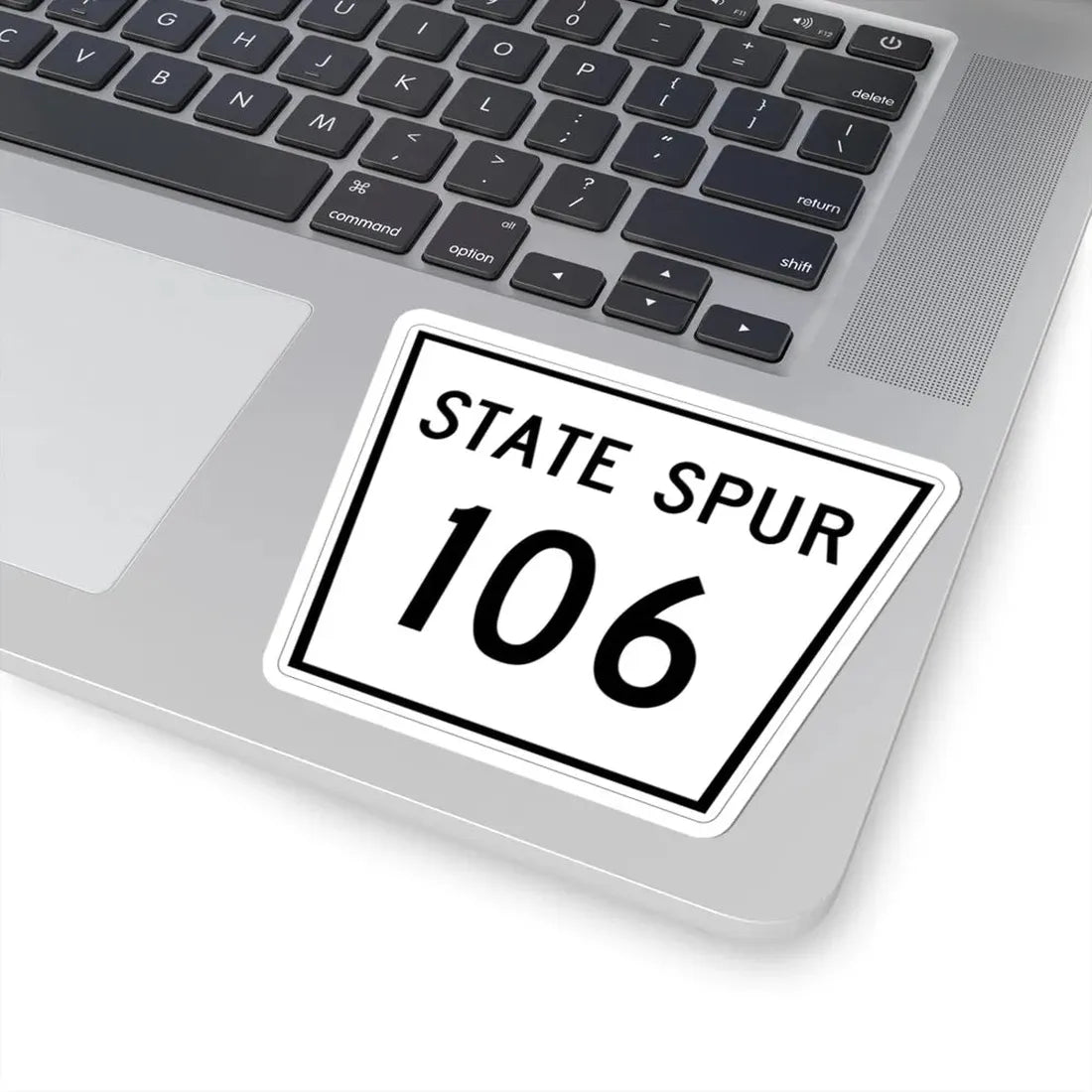 Nebraska State Spur 106 (Nebraska) (Road Sign) STICKER Vinyl Kiss-Cut Decal - The Sticker Space