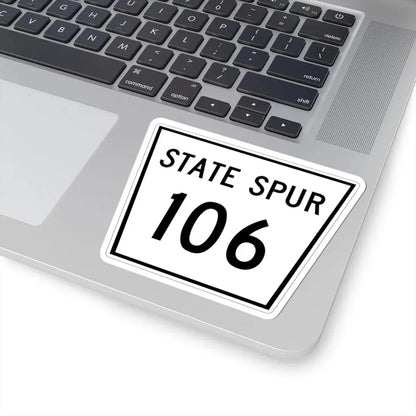 Nebraska State Spur 106 (Nebraska) (Road Sign) STICKER Vinyl Kiss-Cut Decal - The Sticker Space