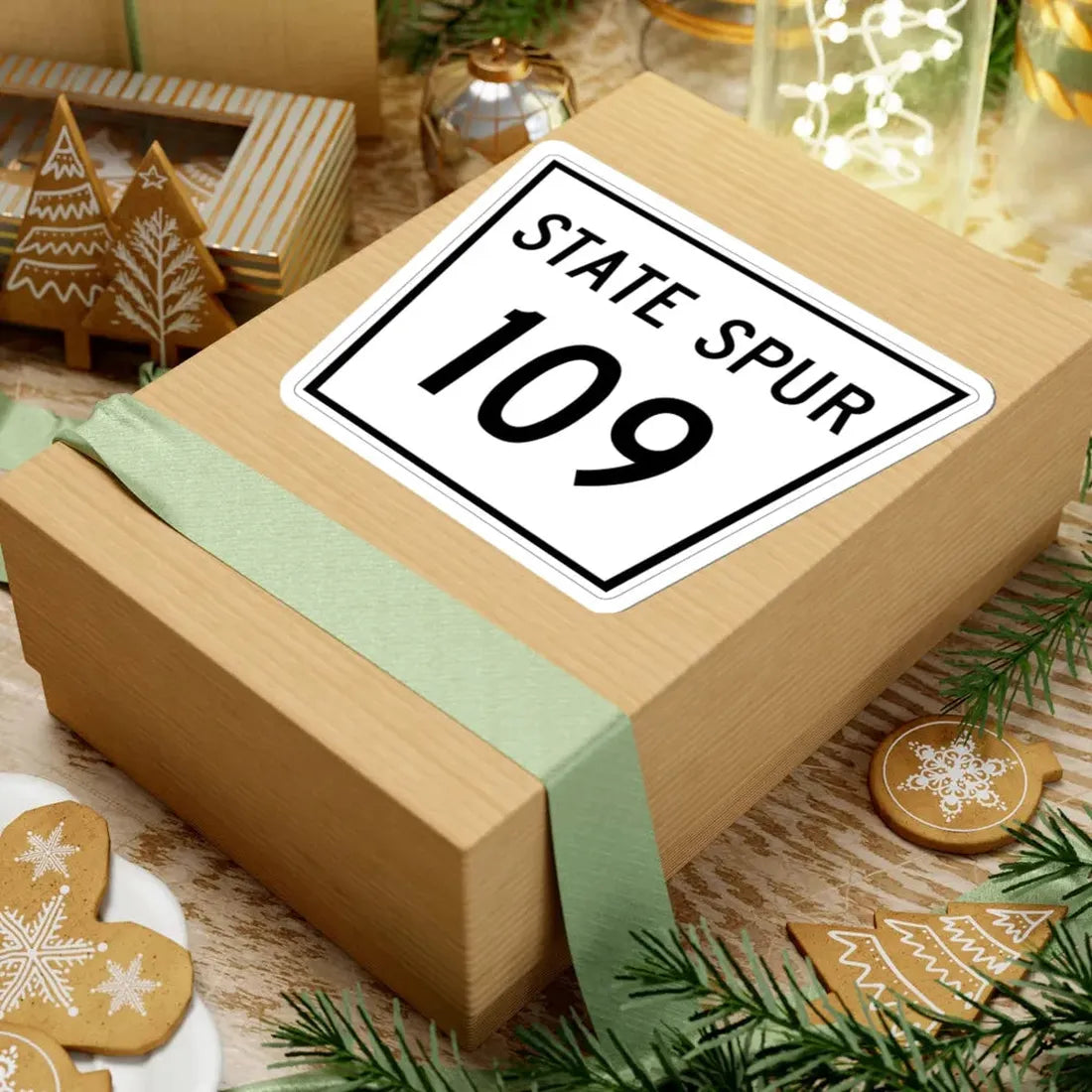 Nebraska State Spur 109 (Nebraska) (Road Sign) STICKER Vinyl Kiss-Cut Decal - The Sticker Space