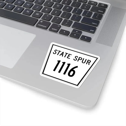 Nebraska State Spur 1116 (Nebraska) (Road Sign) STICKER Vinyl Kiss-Cut Decal - The Sticker Space