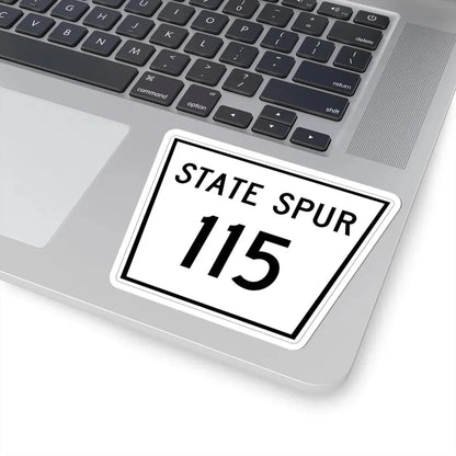 Nebraska State Spur 115 (Nebraska) (Road Sign) STICKER Vinyl Kiss-Cut Decal - The Sticker Space