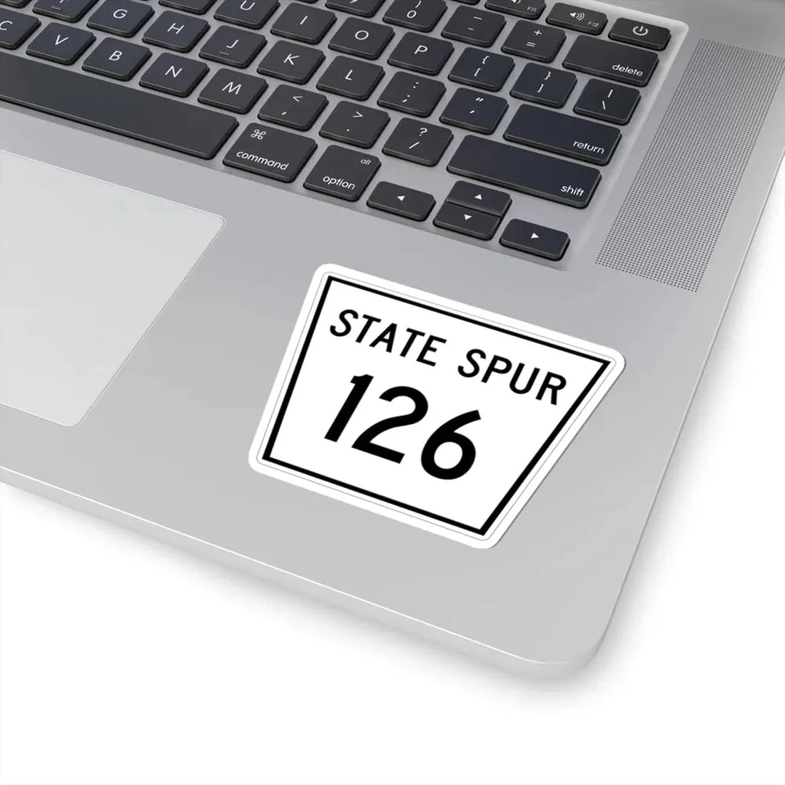 Nebraska State Spur 126 (Nebraska) (Road Sign) STICKER Vinyl Kiss-Cut Decal - The Sticker Space