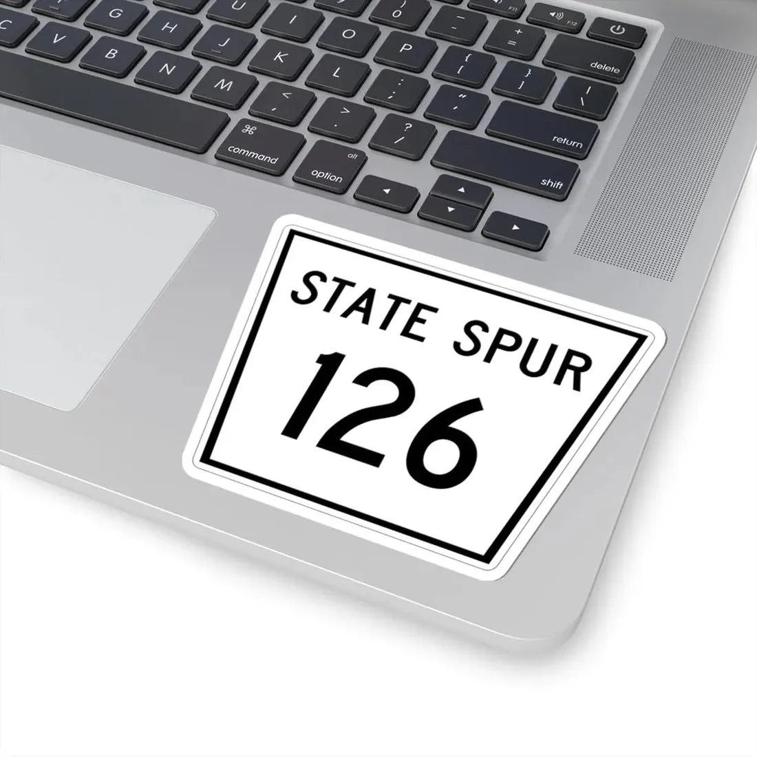 Nebraska State Spur 126 (Nebraska) (Road Sign) STICKER Vinyl Kiss-Cut Decal - The Sticker Space