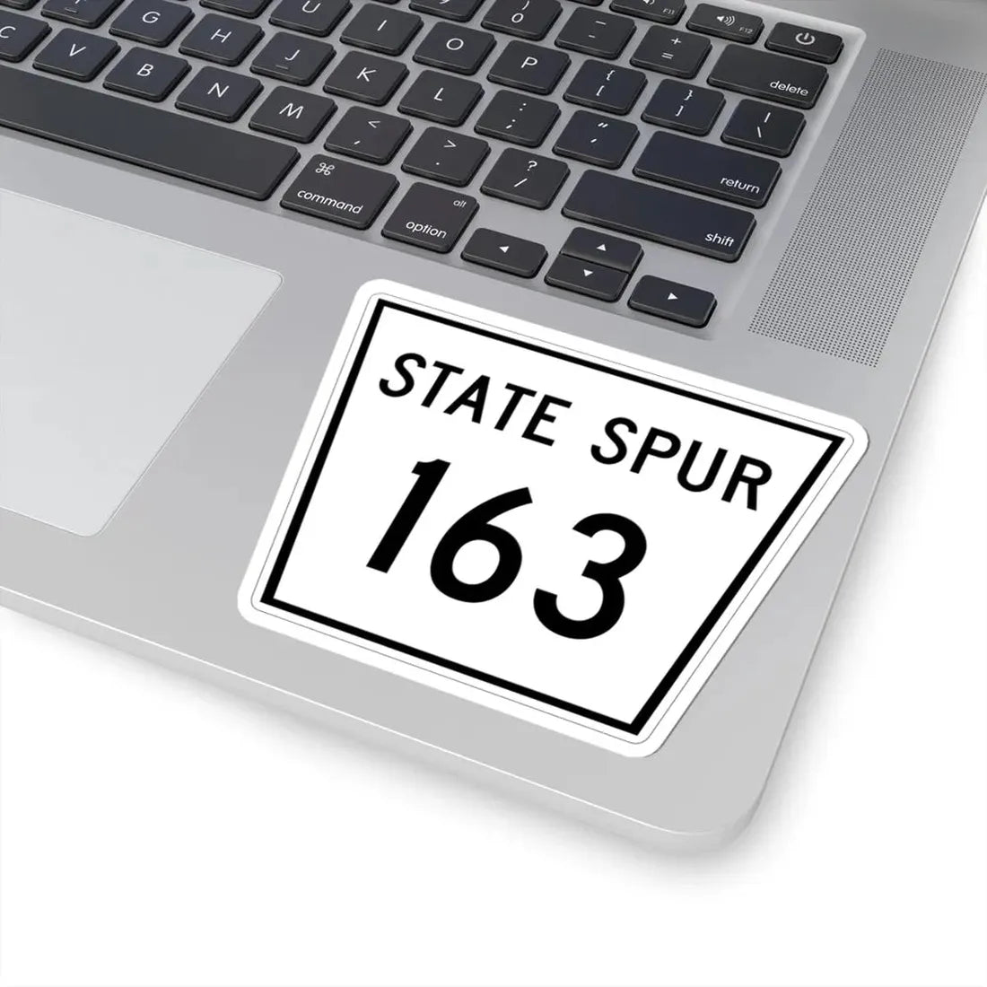 Nebraska State Spur 163 (Nebraska) (Road Sign) STICKER Vinyl Kiss-Cut Decal - The Sticker Space