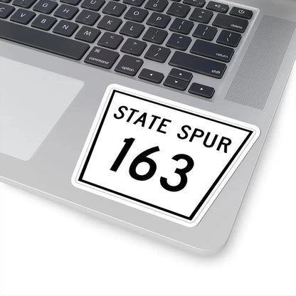 Nebraska State Spur 163 (Nebraska) (Road Sign) STICKER Vinyl Kiss-Cut Decal - The Sticker Space