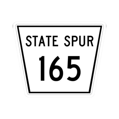 Nebraska State Spur 165 (Nebraska) (Road Sign) STICKER Vinyl Kiss-Cut Decal 2 Inch White - The Sticker Space