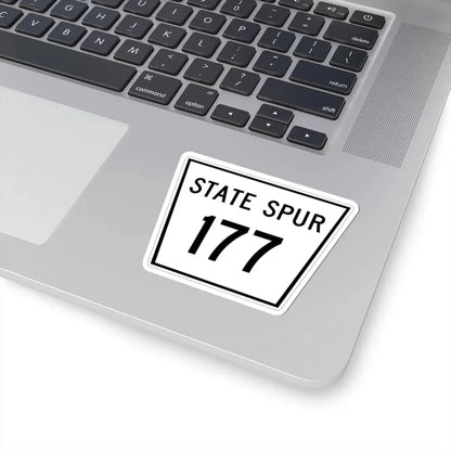 Nebraska State Spur 177 (Nebraska) (Road Sign) STICKER Vinyl Kiss-Cut Decal - The Sticker Space