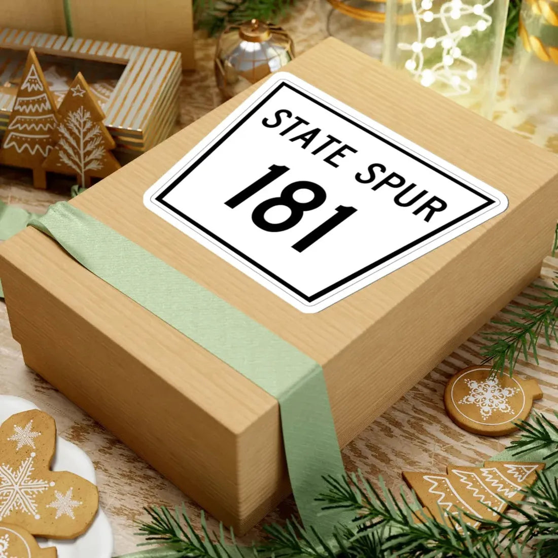 Nebraska State Spur 181 (Nebraska) (Road Sign) STICKER Vinyl Kiss-Cut Decal - The Sticker Space