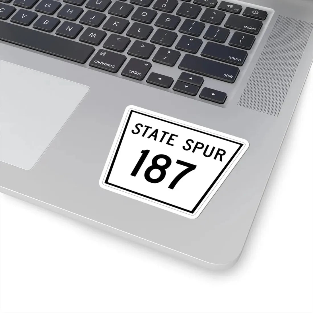 Nebraska State Spur 187 (Nebraska) (Road Sign) STICKER Vinyl Kiss-Cut Decal - The Sticker Space