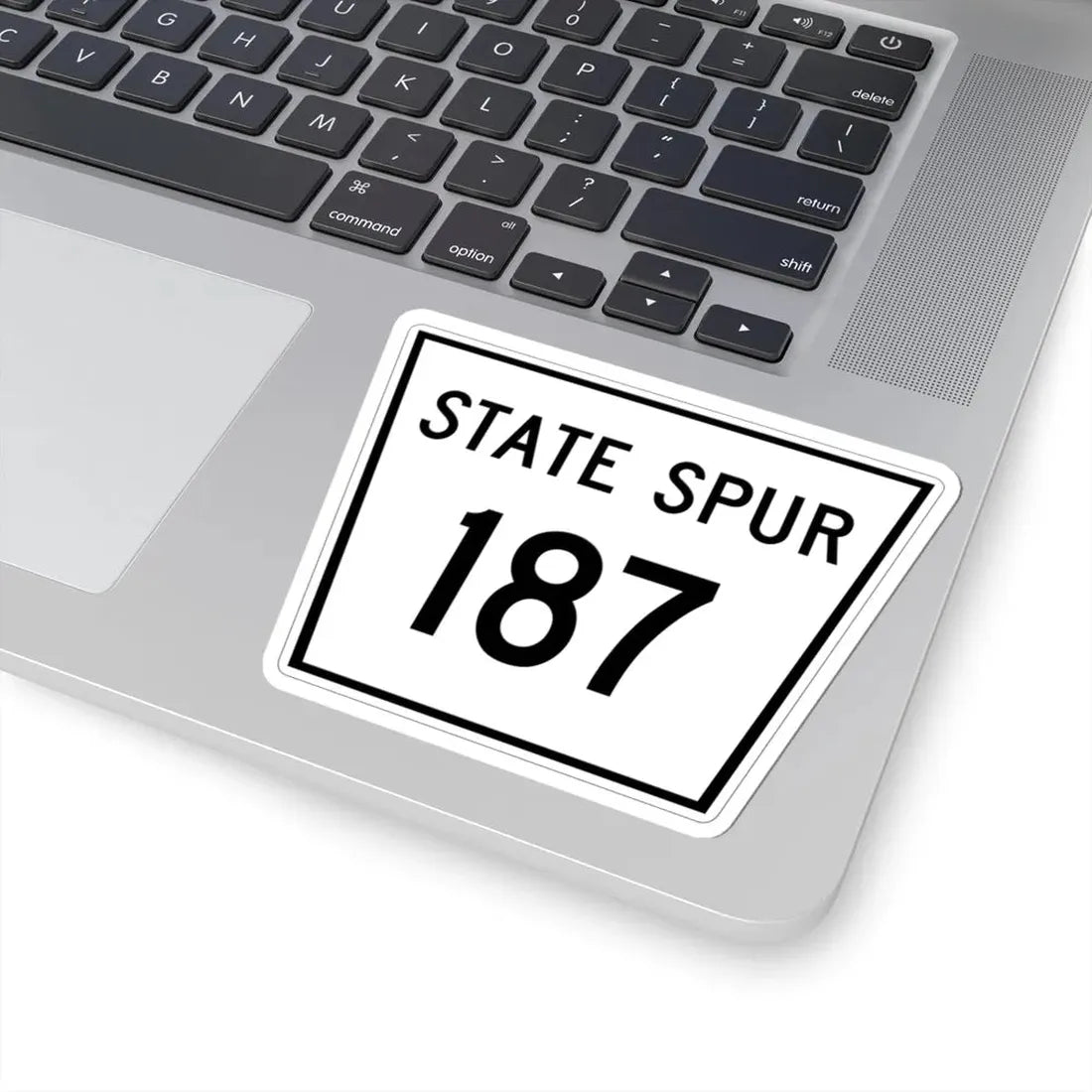 Nebraska State Spur 187 (Nebraska) (Road Sign) STICKER Vinyl Kiss-Cut Decal - The Sticker Space