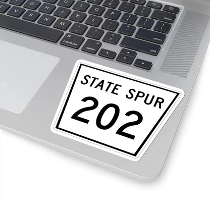 Nebraska State Spur 202 (Nebraska) (Road Sign) STICKER Vinyl Kiss-Cut Decal - The Sticker Space