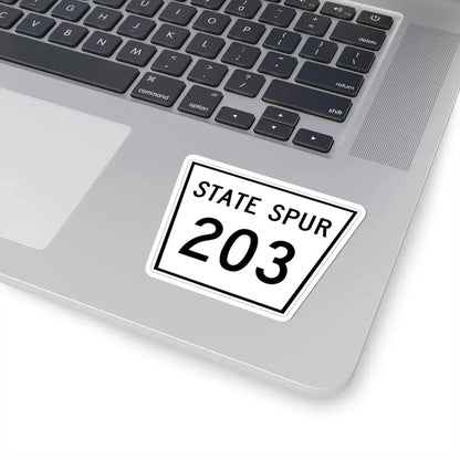 Nebraska State Spur 203 (Nebraska) (Road Sign) STICKER Vinyl Kiss-Cut Decal - The Sticker Space