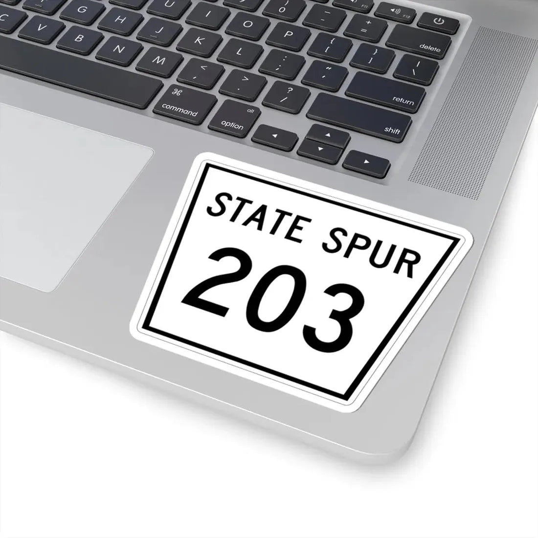 Nebraska State Spur 203 (Nebraska) (Road Sign) STICKER Vinyl Kiss-Cut Decal - The Sticker Space