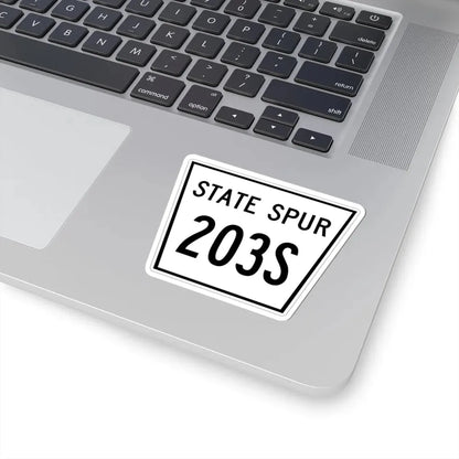 Nebraska State Spur 203S (Nebraska) (Road Sign) STICKER Vinyl Kiss-Cut Decal - The Sticker Space