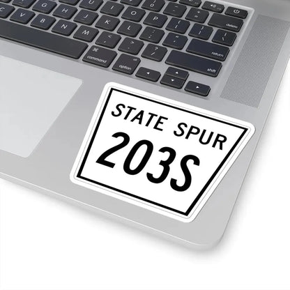 Nebraska State Spur 203S (Nebraska) (Road Sign) STICKER Vinyl Kiss-Cut Decal - The Sticker Space