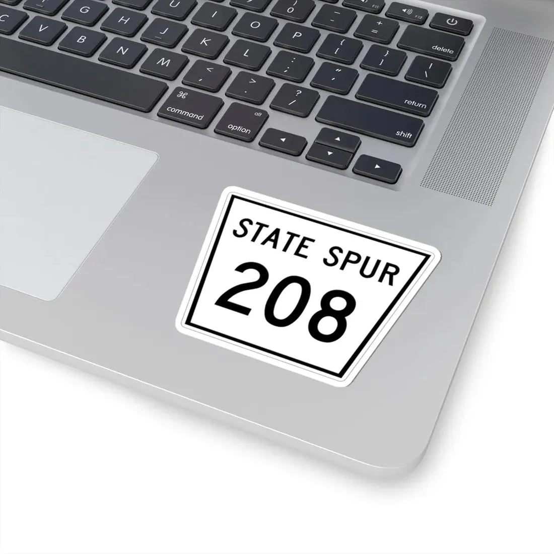 Nebraska State Spur 208 (Nebraska) (Road Sign) STICKER Vinyl Kiss-Cut Decal - The Sticker Space