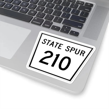 Nebraska State Spur 210 (Nebraska) (Road Sign) STICKER Vinyl Kiss-Cut Decal - The Sticker Space