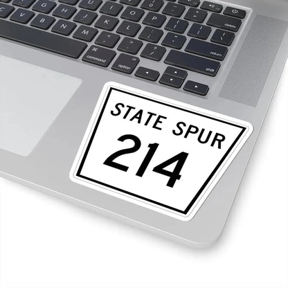 Nebraska State Spur 214 (Nebraska) (Road Sign) STICKER Vinyl Kiss-Cut Decal - The Sticker Space