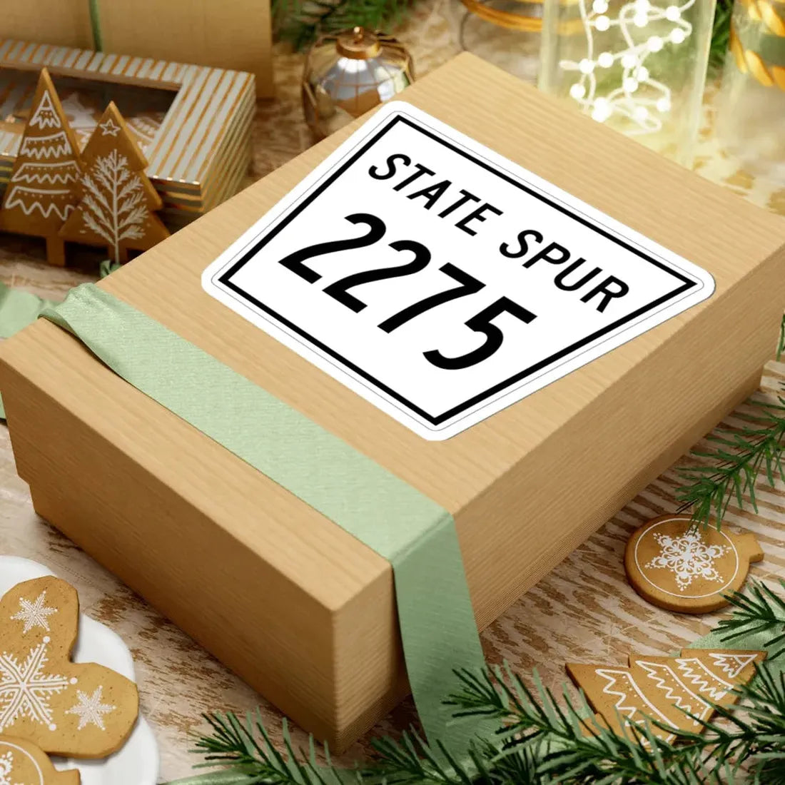 Nebraska State Spur 2275 (Nebraska) (Road Sign) STICKER Vinyl Kiss-Cut Decal - The Sticker Space