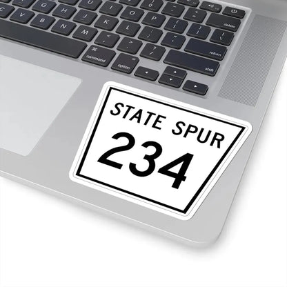 Nebraska State Spur 234 (Nebraska) (Road Sign) STICKER Vinyl Kiss-Cut Decal - The Sticker Space