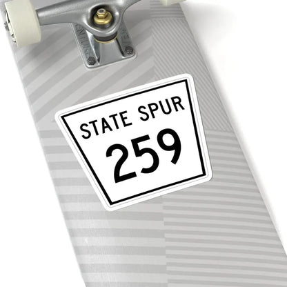 Nebraska State Spur 259 (Nebraska) (Road Sign) STICKER Vinyl Kiss-Cut Decal - The Sticker Space