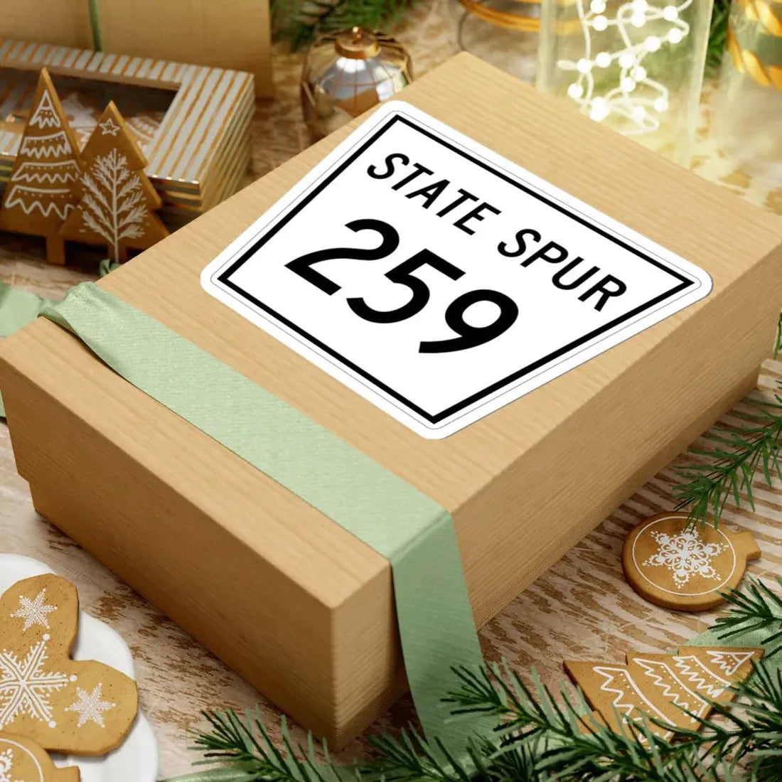 Nebraska State Spur 259 (Nebraska) (Road Sign) STICKER Vinyl Kiss-Cut Decal - The Sticker Space